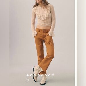 NWT Size 25 - Anthropologie The Yaya Crop Flare Pants by Pilcro